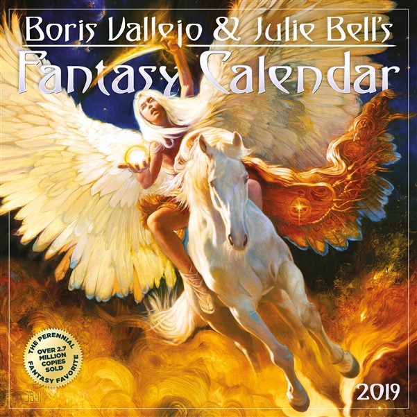 Boris Vallejo & Julie Bell's Fantasy Wall Calendar 2019