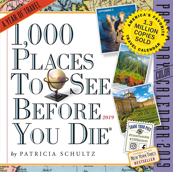 1,000 Places to See Before You Die Page-A-Day Calendar 2019