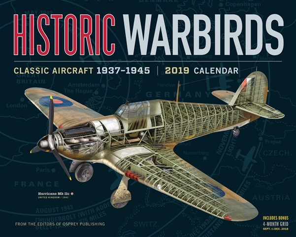 Historic Warbirds Wall Calendar 2019