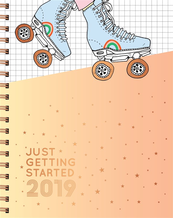 Just Getting Started 17-Month Large Planner 2019
