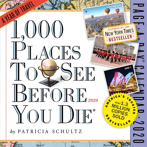 1,000 Places to See Before You Die Page-A-Day Calendar 2020