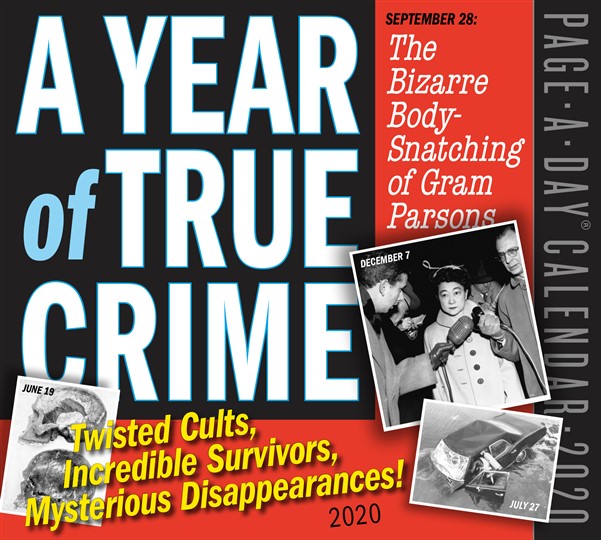 A Year of True Crime Page-A-Day Calendar 2020