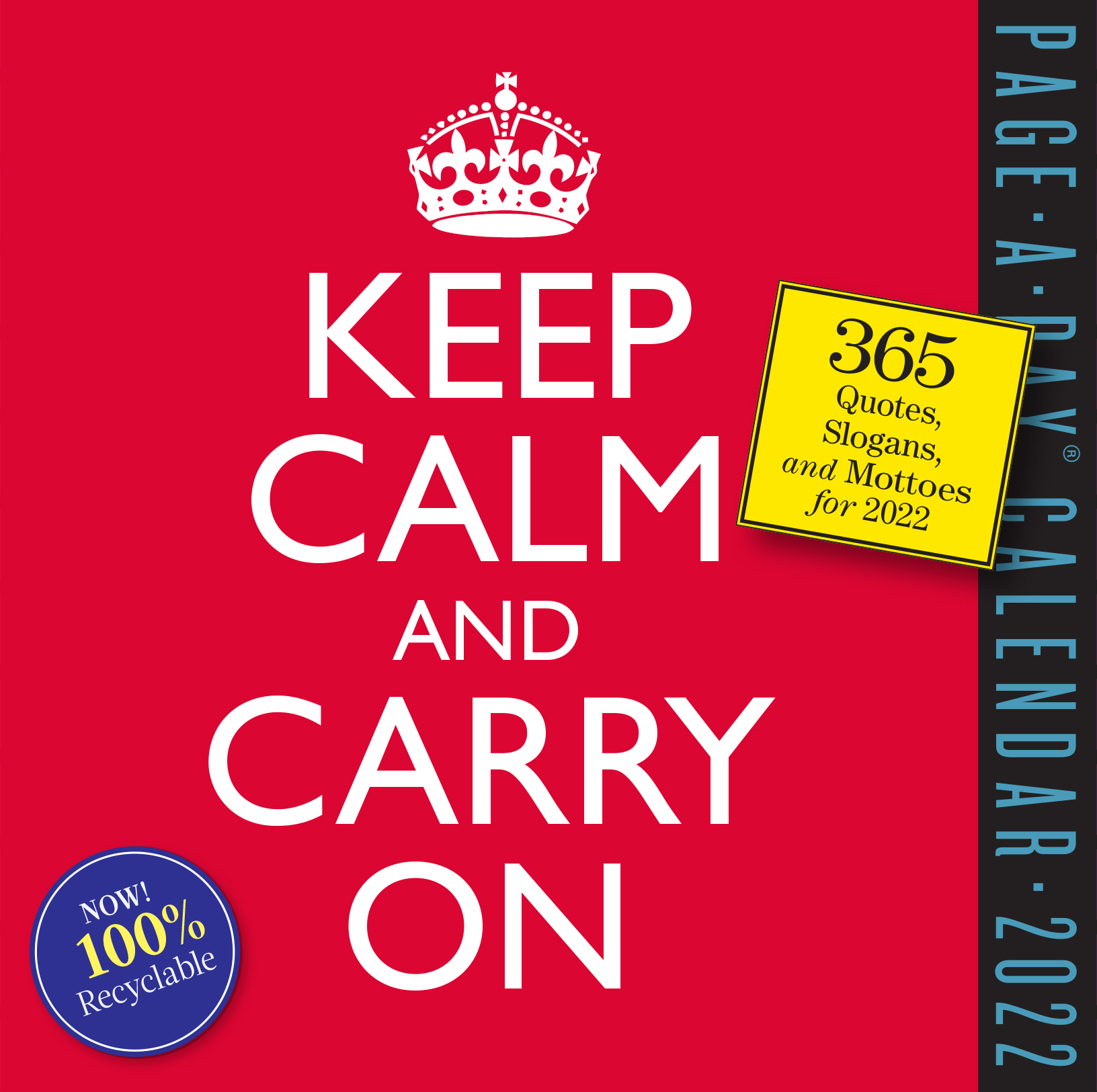 Keep Calm and Carry On Page-A-Day Calendar 2022