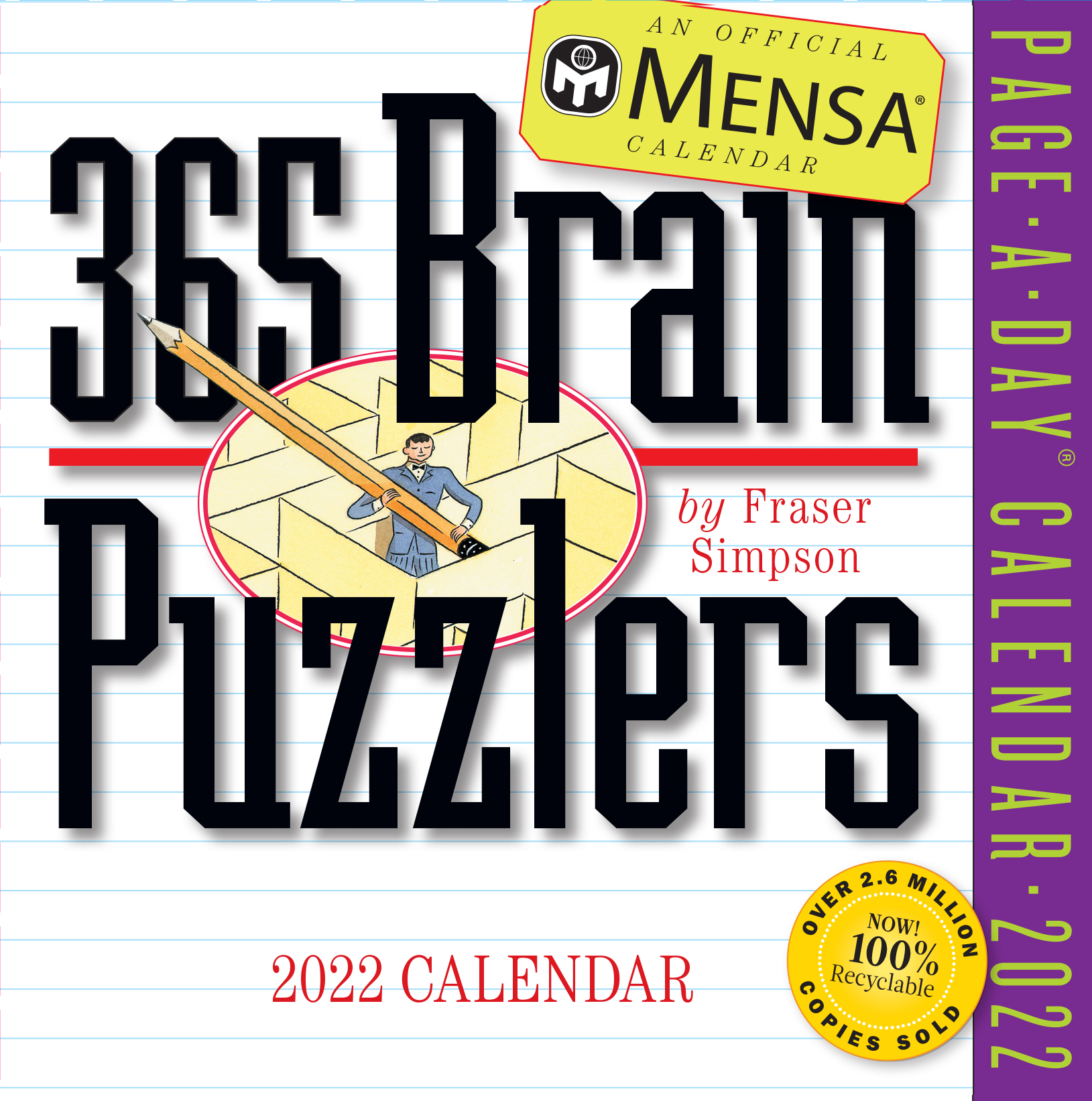 Mensa 365 Brain Puzzlers Page-A-Day Calendar 2022