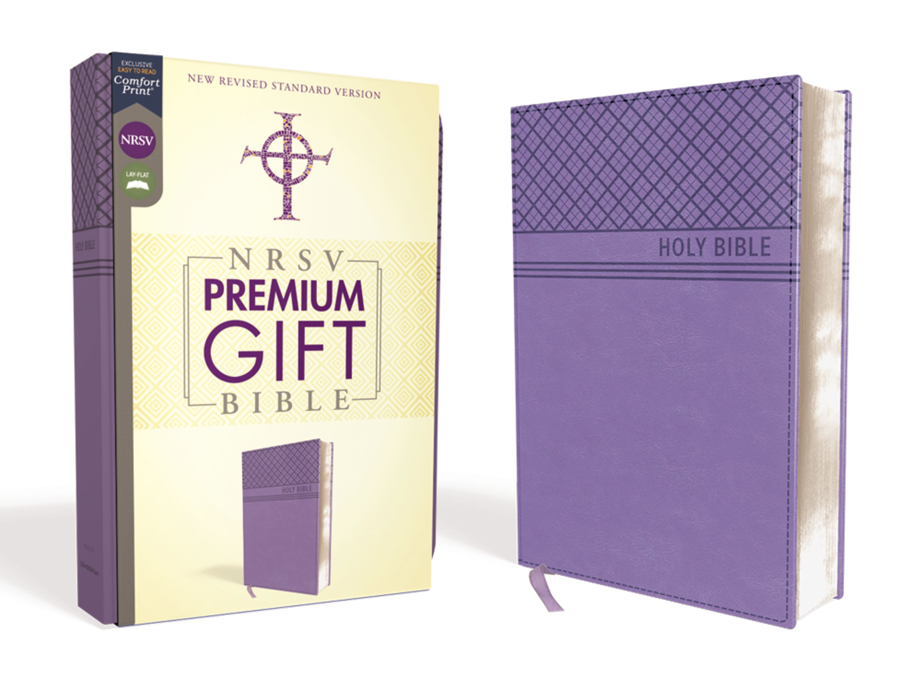 NRSV, Premium Gift Bible, Leathersoft, Purple, Comfort Print