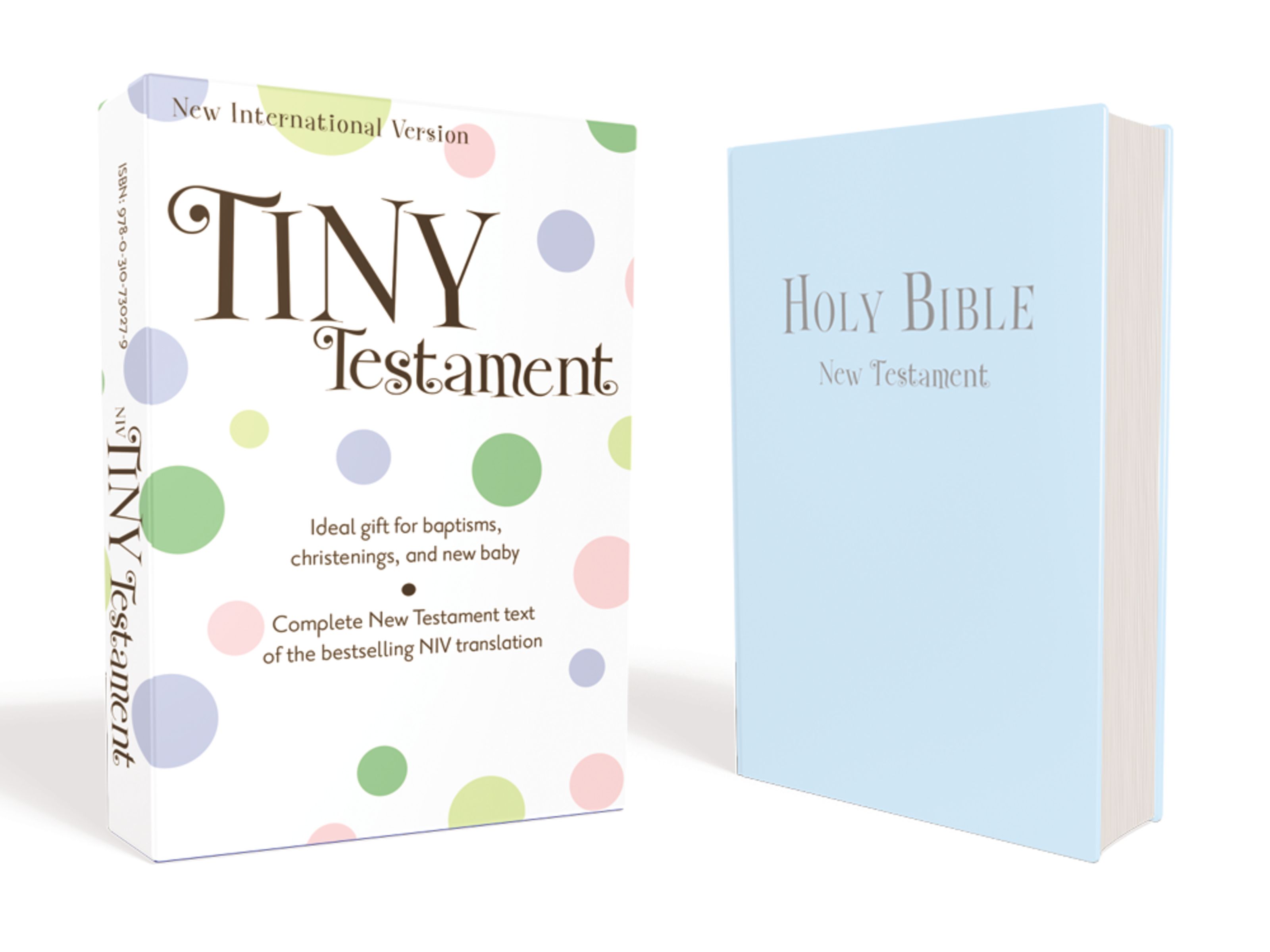 NIV, Tiny Testament Bible: New Testament, Leathersoft, Blue