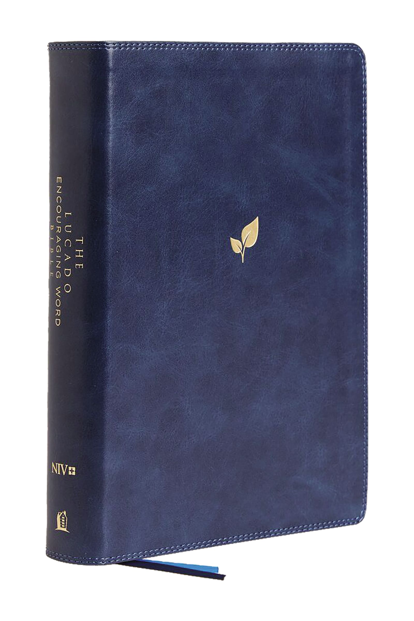 NIV, Lucado Encouraging Word Bible, Leathersoft, Blue, Comfort Print